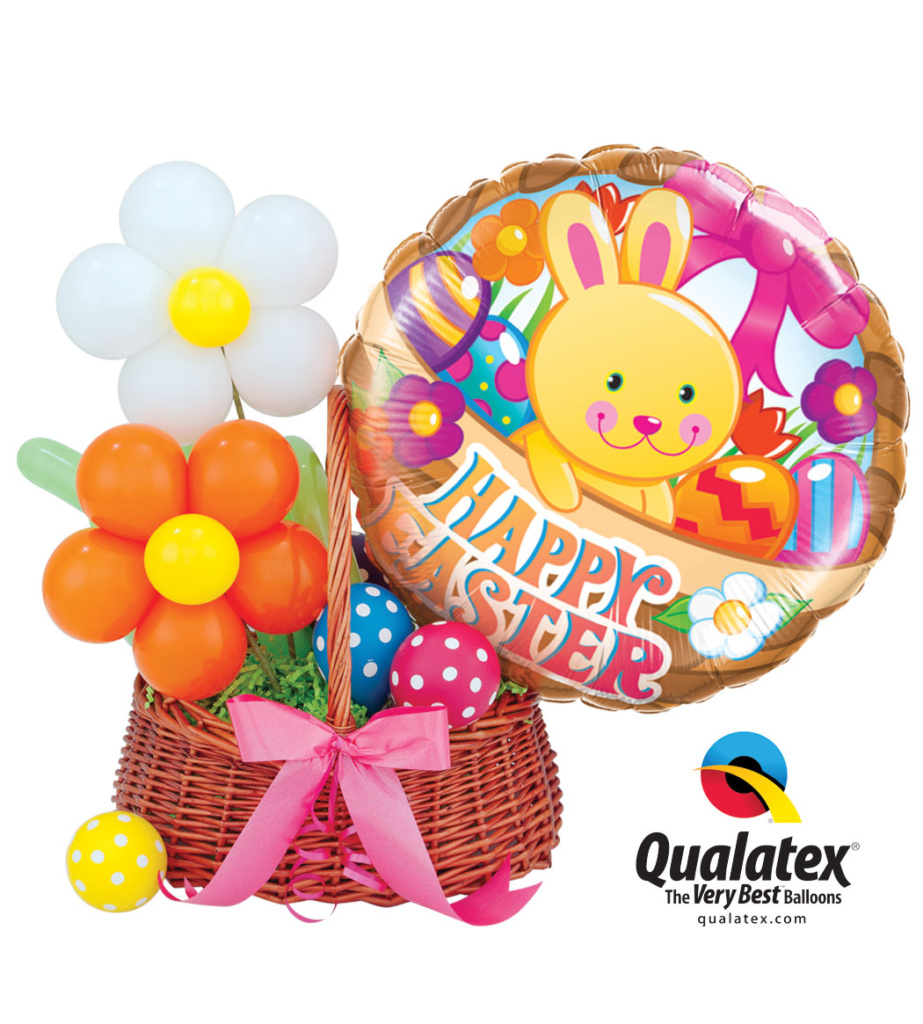 Easter Balloon Basket | The Tickle Trunk Kelowna Balloon & Party